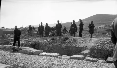 Dedication of Museum, 29 April 1934: Soldiers